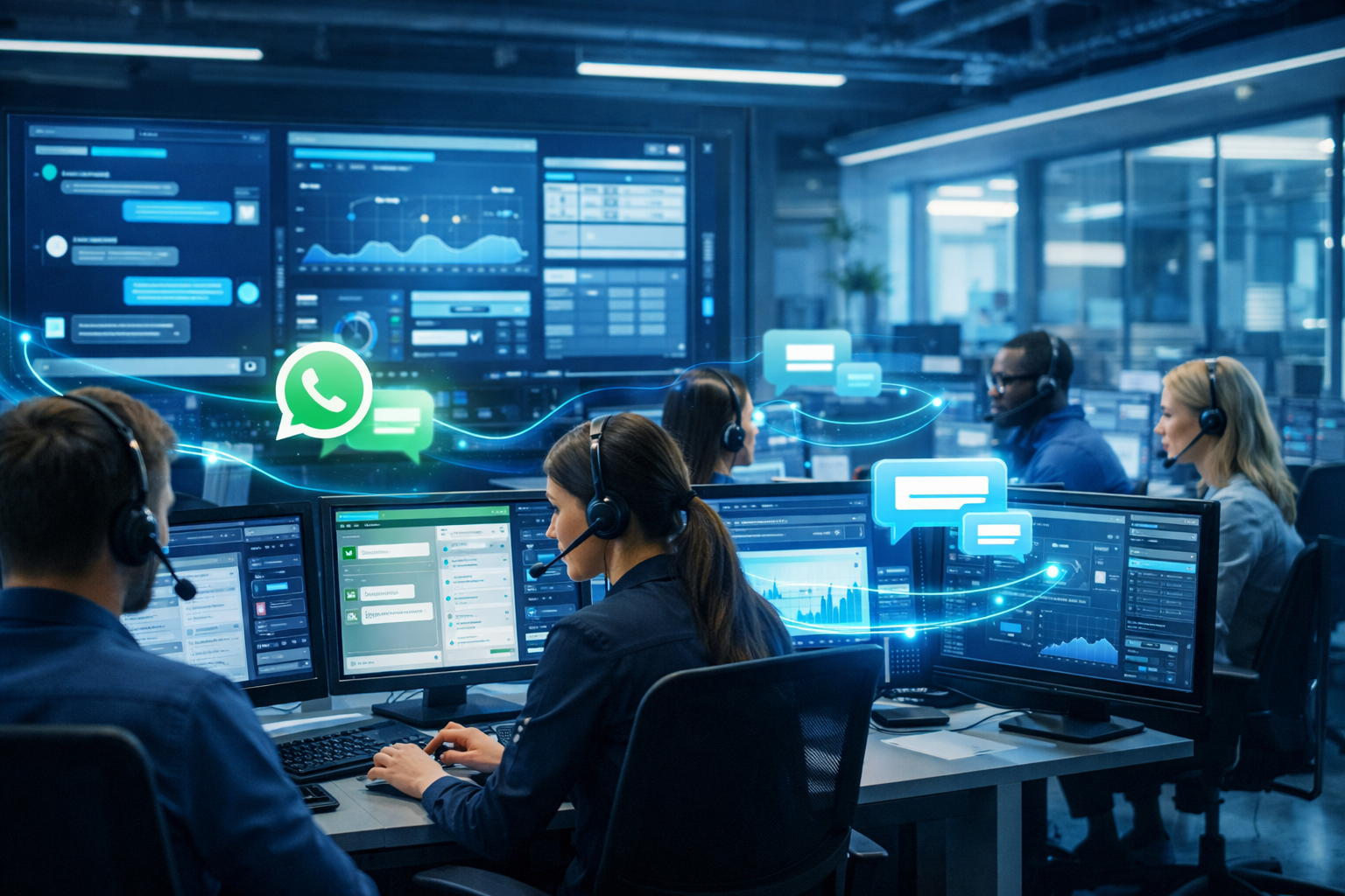 MetisBot omnichannel contact flow